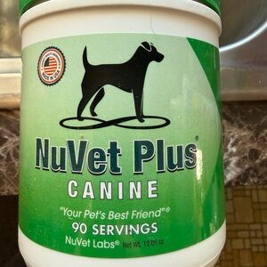 NuVet Plus Canine Supplement - New not opened
